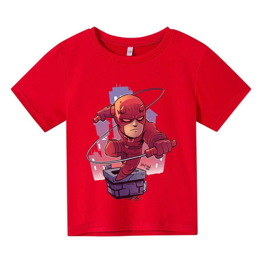 Áo thun trẻ em QUỶ ĐỎ CHIBI, 4 màu, có size người lớn, Anam Store