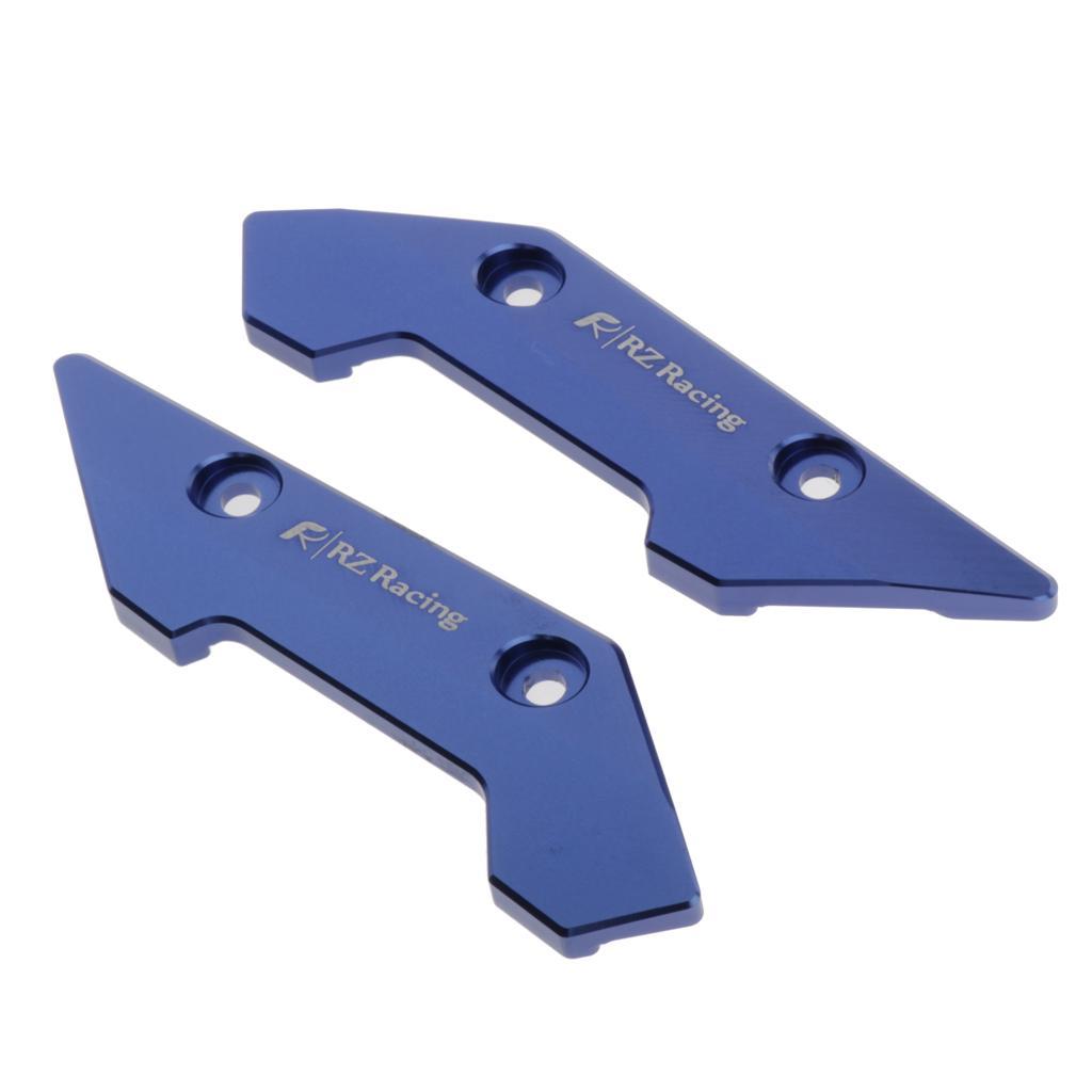 Pair Blue Motorcycle Split Windshield Side Trim For  /AEROX155