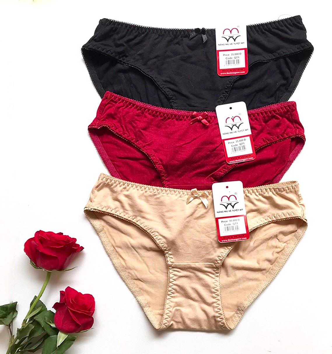 COMBO 5 QUẦN MW COTTON TRƠN -SIZE M
