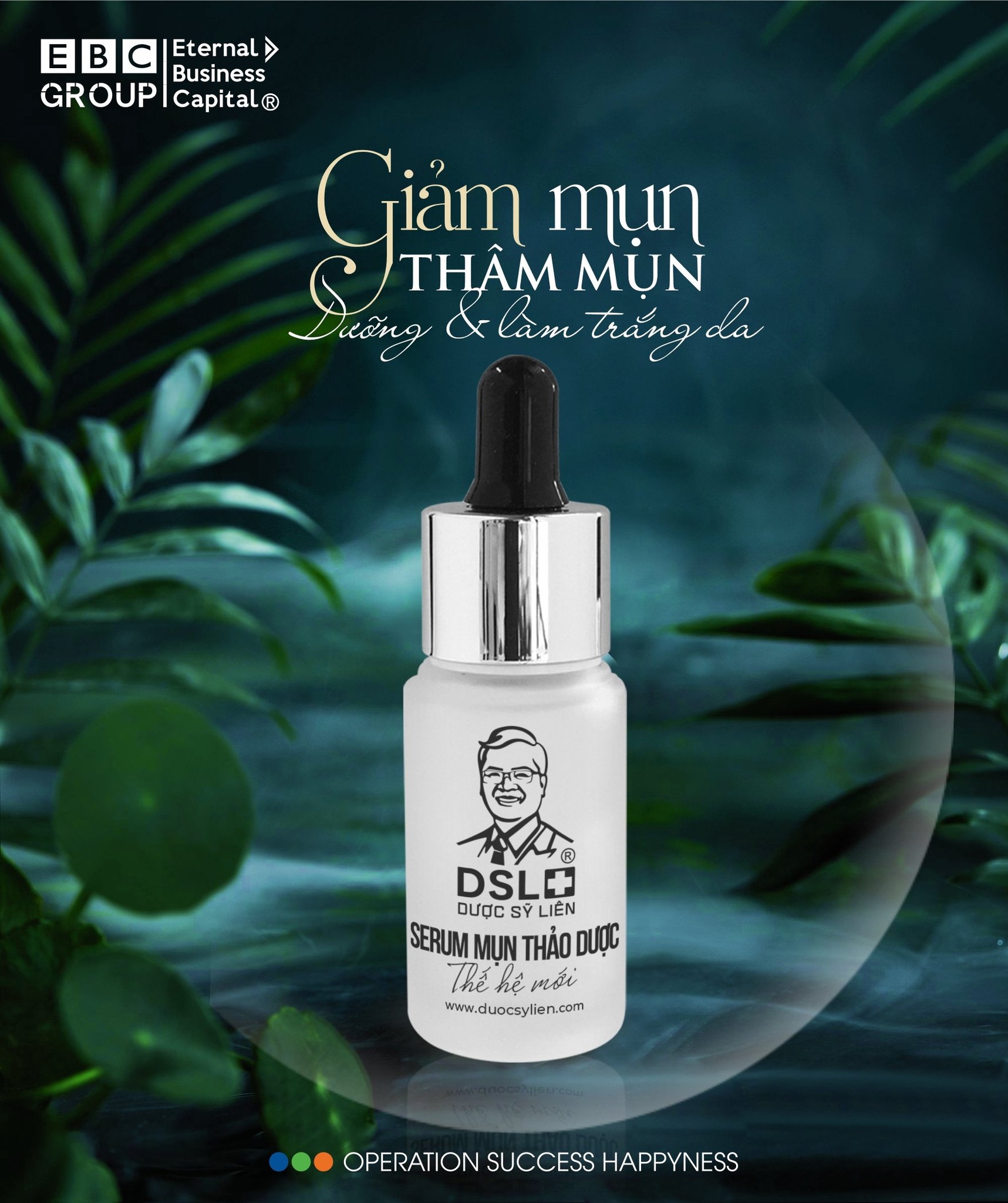 Serum Mụn Thảo Dược Thế Hệ Mới 15G - Dược Sĩ Liên, giúp giảm mụn, sạch da