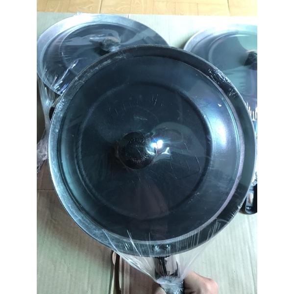 Khuôn bánh khọt gang phủ chống dính có nấp có cán cầm nhựa cách nhiệt 8 10 12 lổ hãng Huỳnh Anh