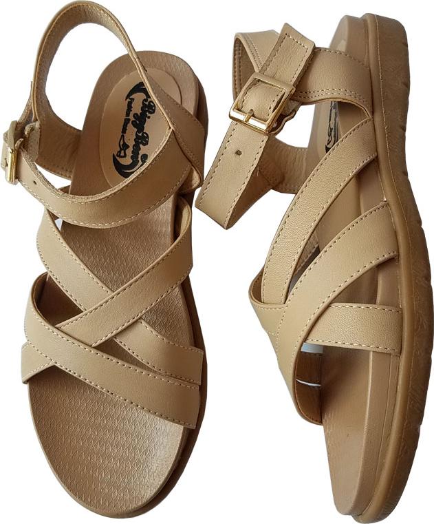 Giày Sandal Nữ BIGGBEN Da Bò Thật SDN62