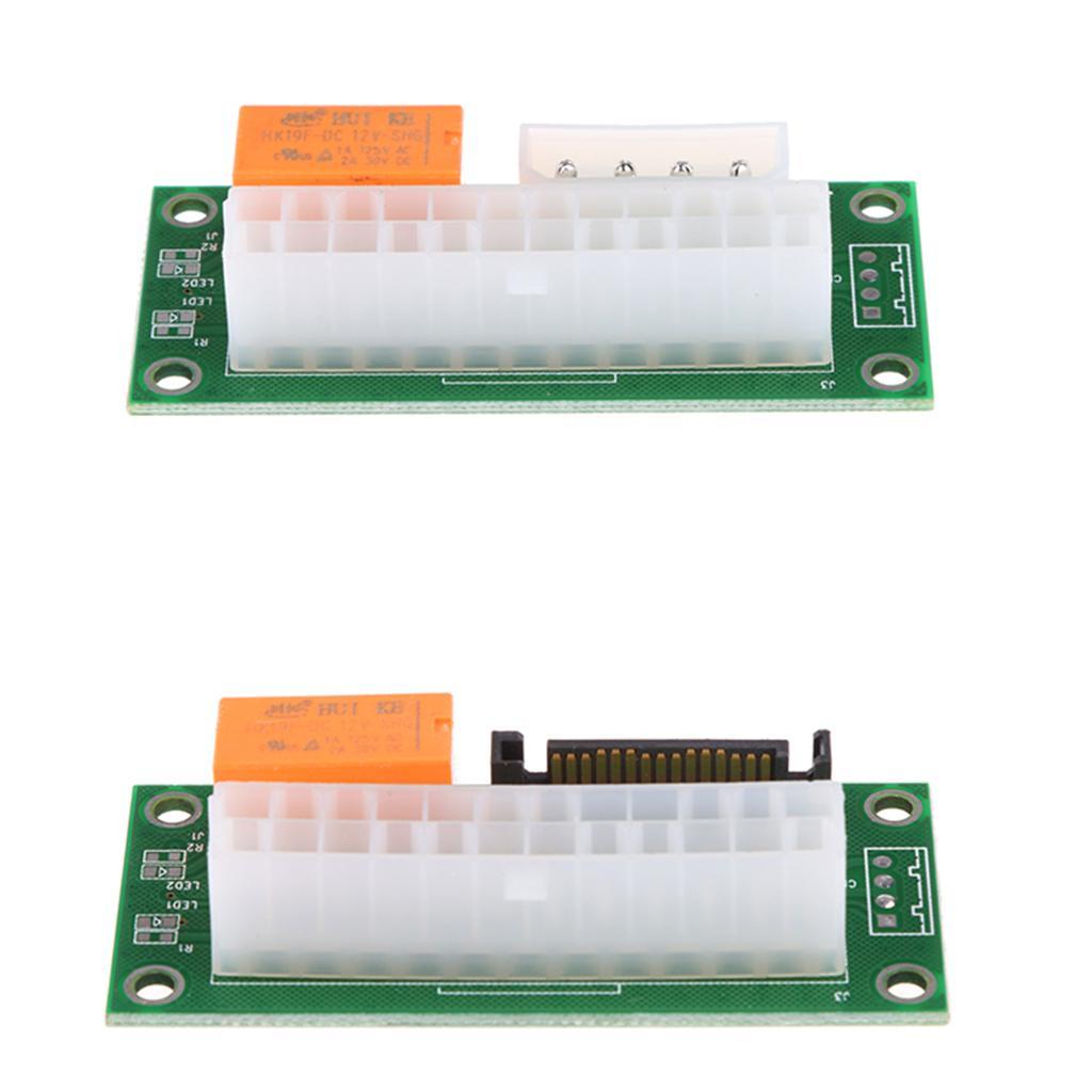 24Pin Multiple PSU Power Supply Sync Starter 4Pin Interface Connector