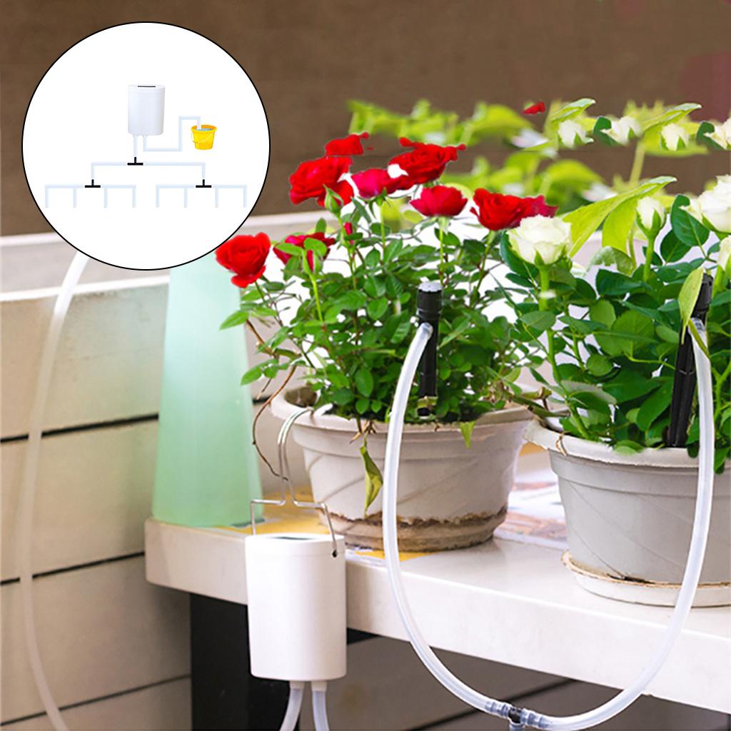 Automatic Drip Irrigation Controller Garden Plant Timer Watering System Kit