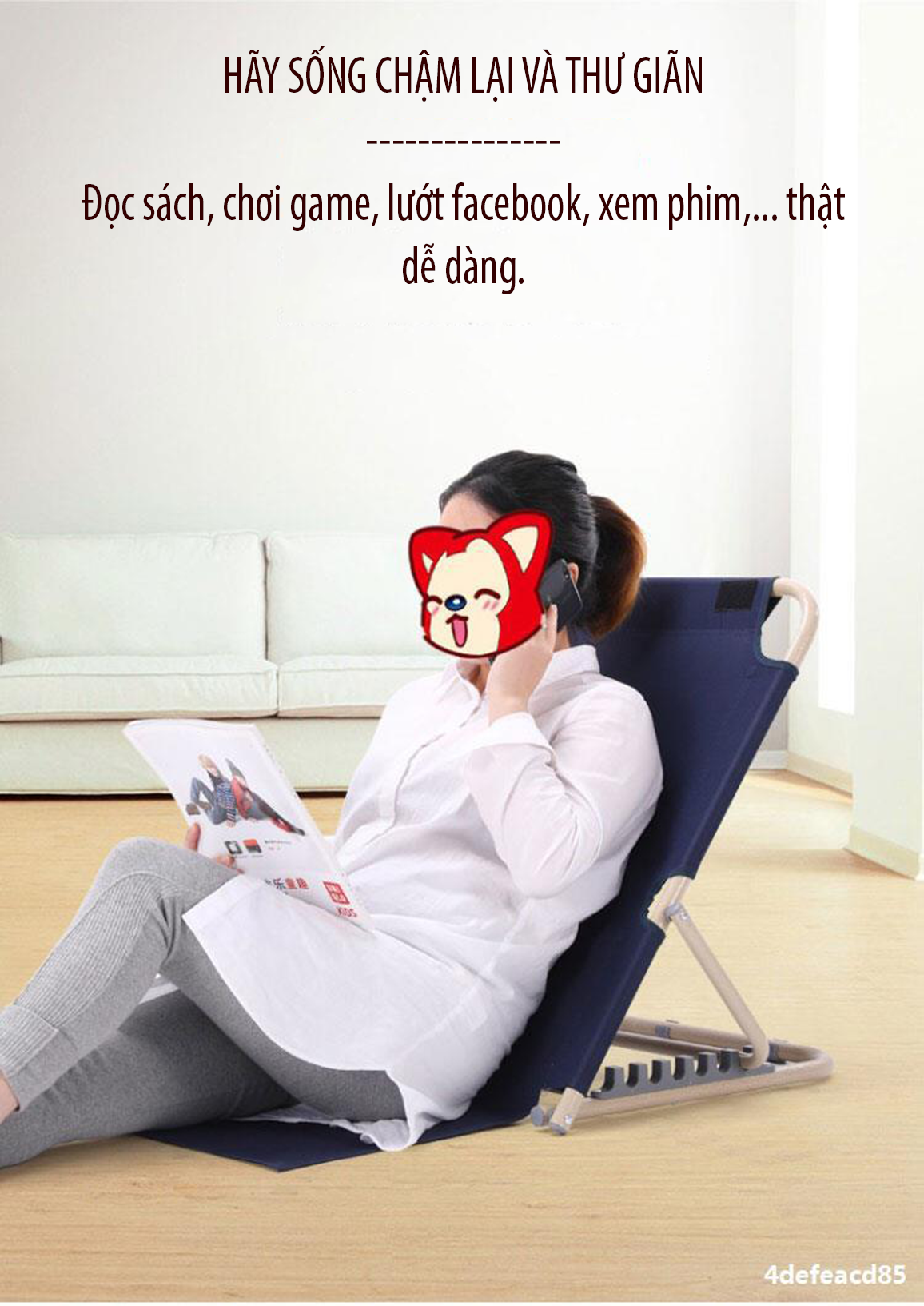 Ghế tựa lưng lười thư giãn D-104