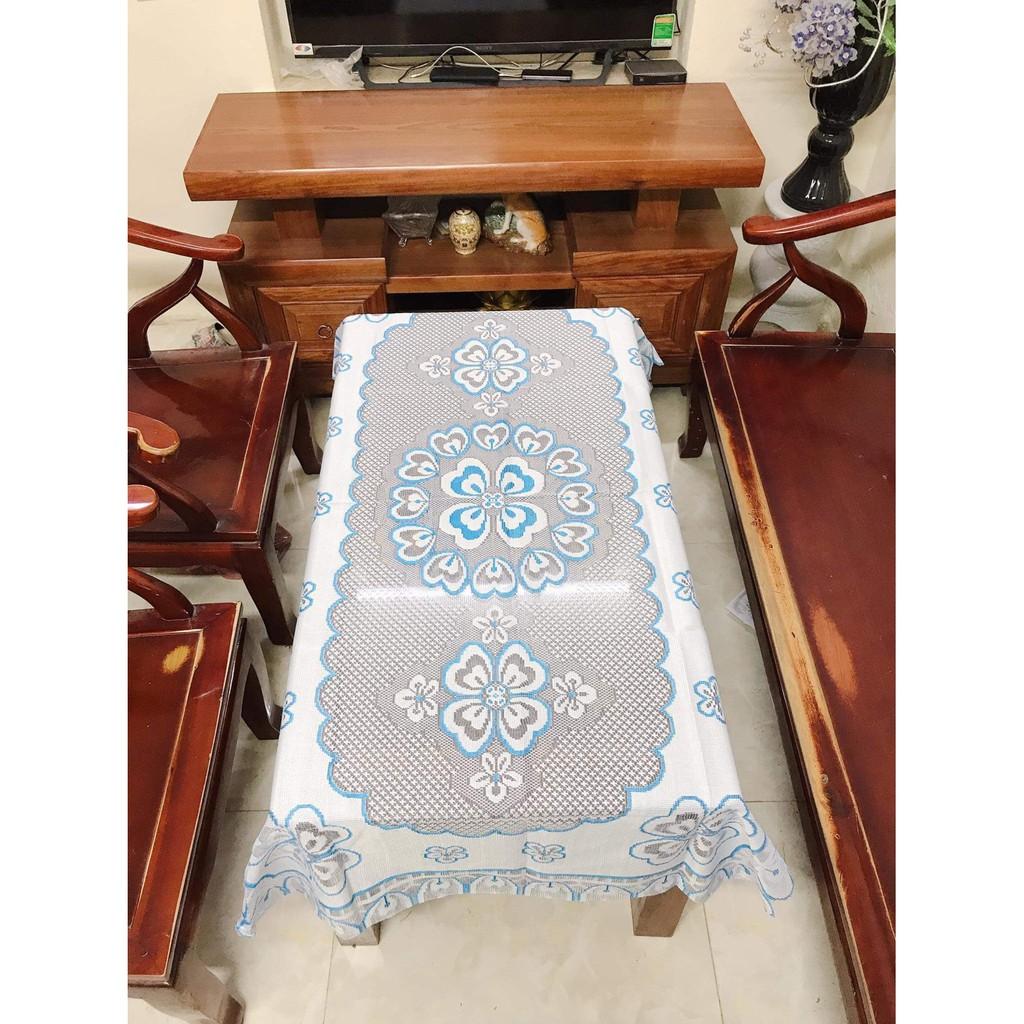 Khăn trải bàn 85x153cm Ren Hoa- HÀNG ĐẸP