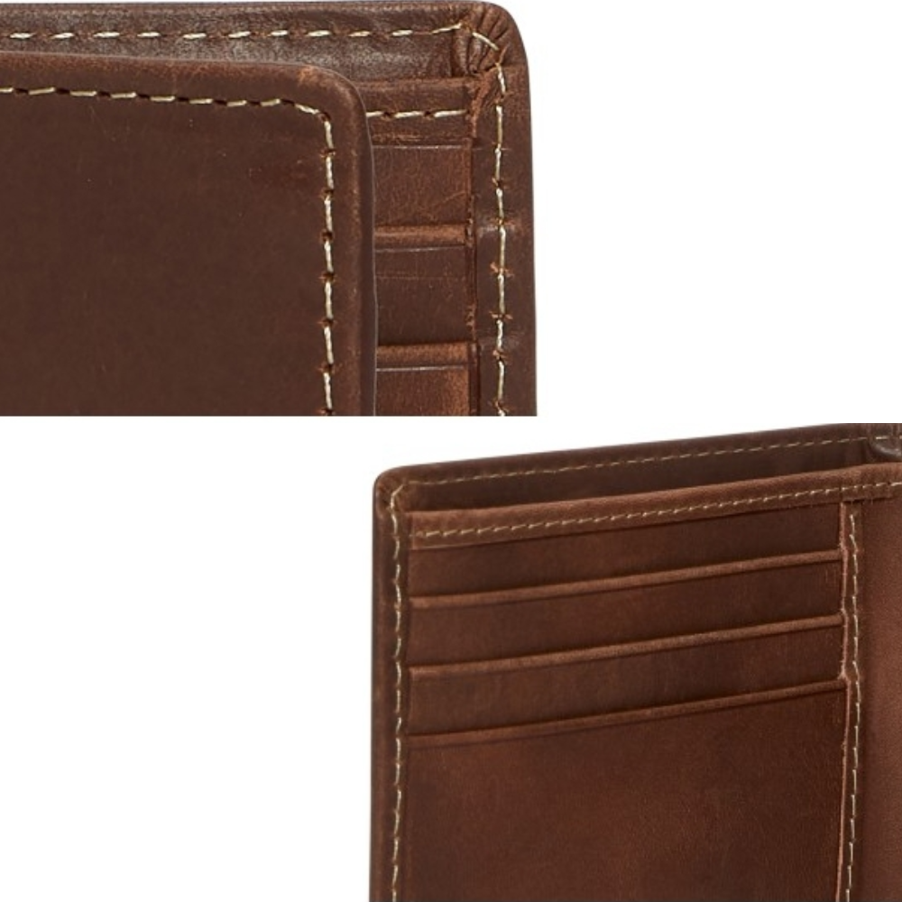 [Original] Timberland Ví Da Nam D99704 Crazy Horse Billfold Brown TB0A2MNF22