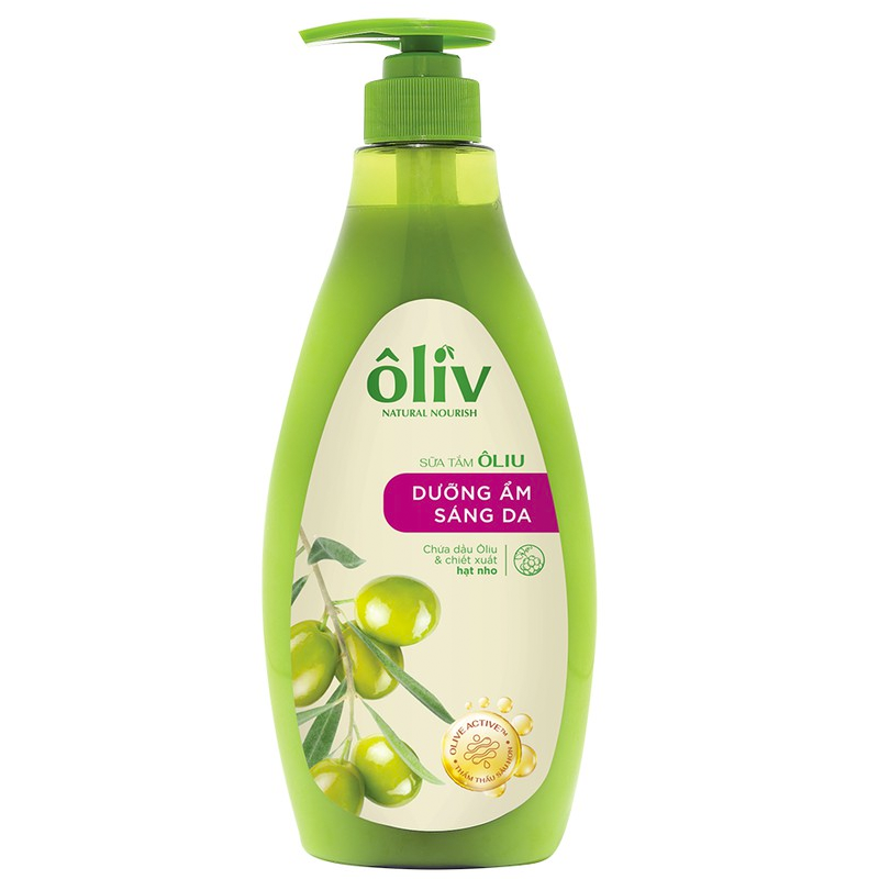 Hình ảnh Sữa Tắm Oliu Nguyên Chất Oliv Dưỡng Ẩm Sáng Da 650ml