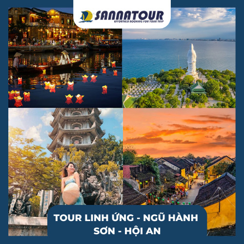 [E-Voucher Sannatour] Chùa Linh Ứng - Ngũ Hành Sơn - Hội An 1 Ngày Đón Đà Nẵng