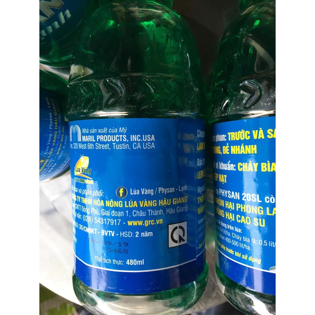 Thuốc đặc trị vi khuẩn thối nhũn trên hoa lan Physan 480ml 20SL lạnh nhãn mới