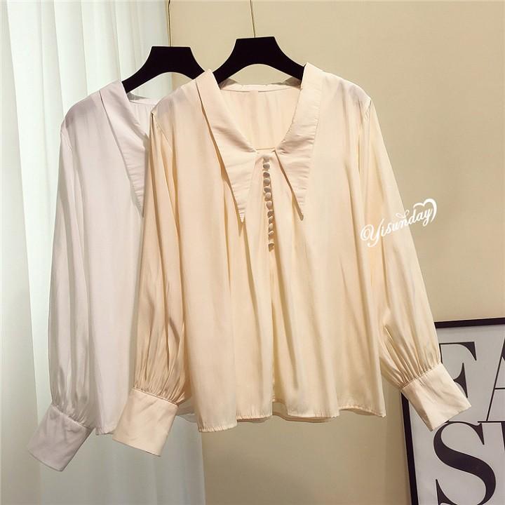 TK383-SƠ MI NỮ CÁCH ĐIỆU S-6XL
