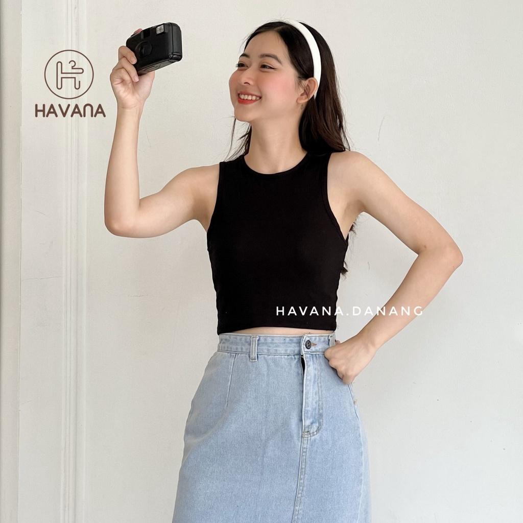 Áo ba lỗ nữ, croptop sát nách nữ ôm body