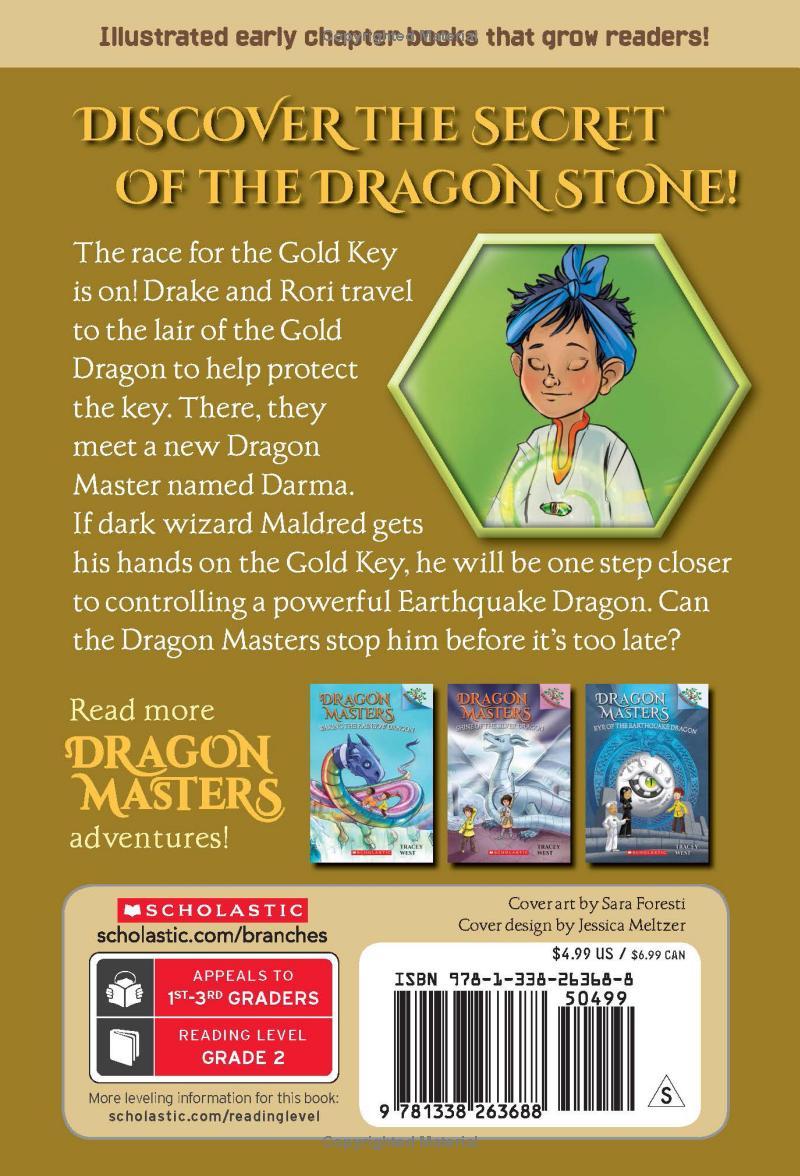 Sách ngoại văn: Dragon Masters #12: Treasure Of The Gold Dragon