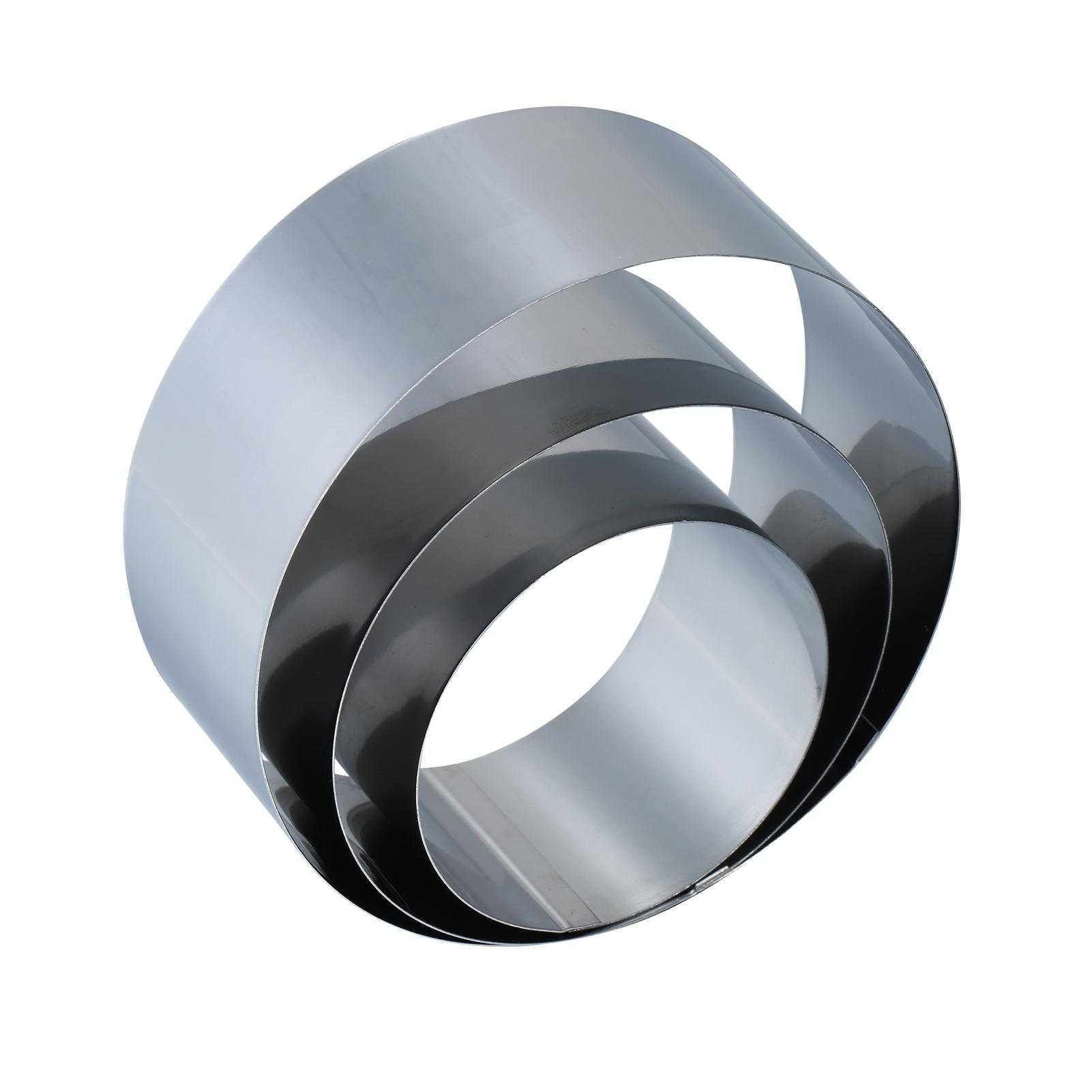 Cắt bánh quy bằng thép không gỉ 430 có 3 kích cở