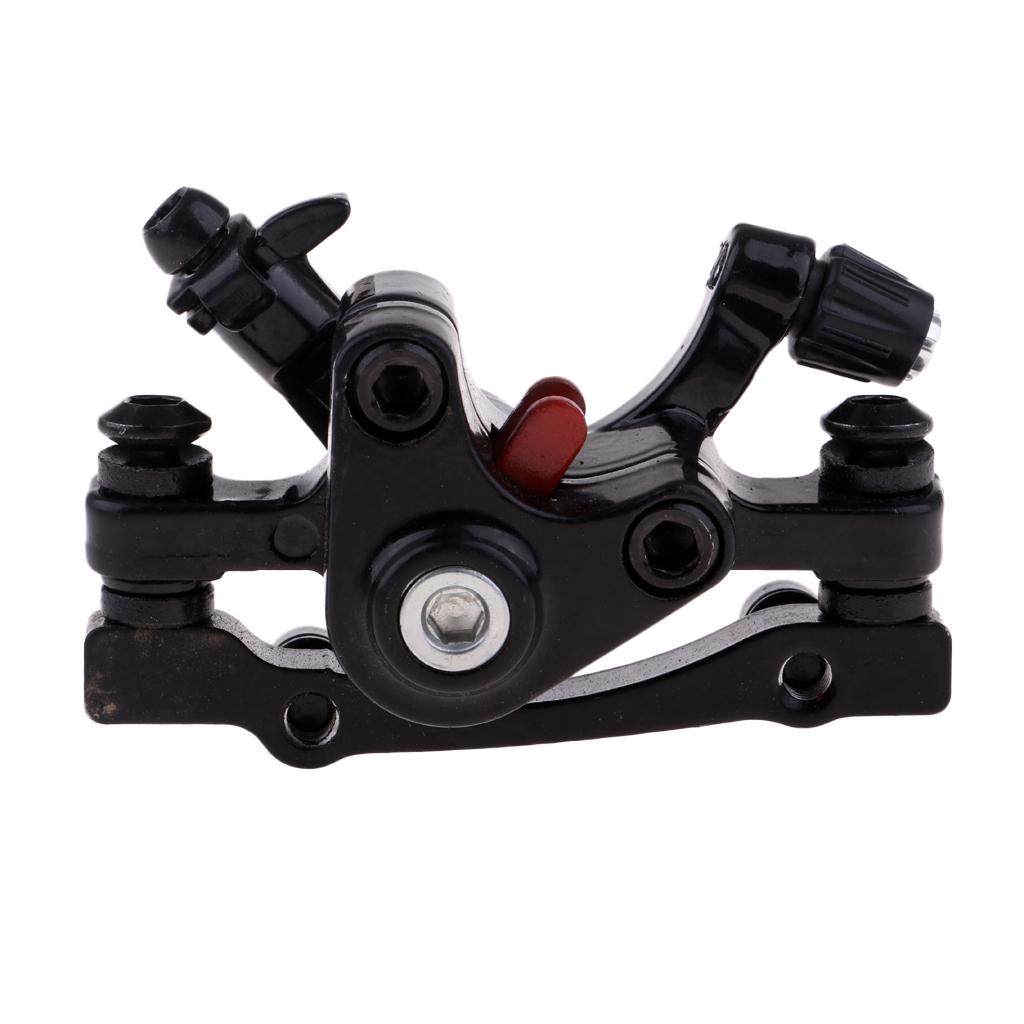 Durable Black Aluminum Alloy Bike Front Disc Brake Caliper For MTB