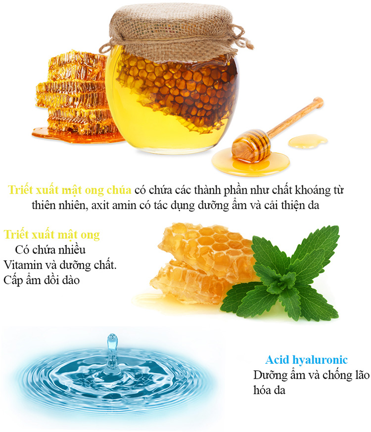 Kem Dưỡng Ẩm Chiết Xuất Sáp Ong Papa Recipe Bombee Honey Moist Cream (50ml)