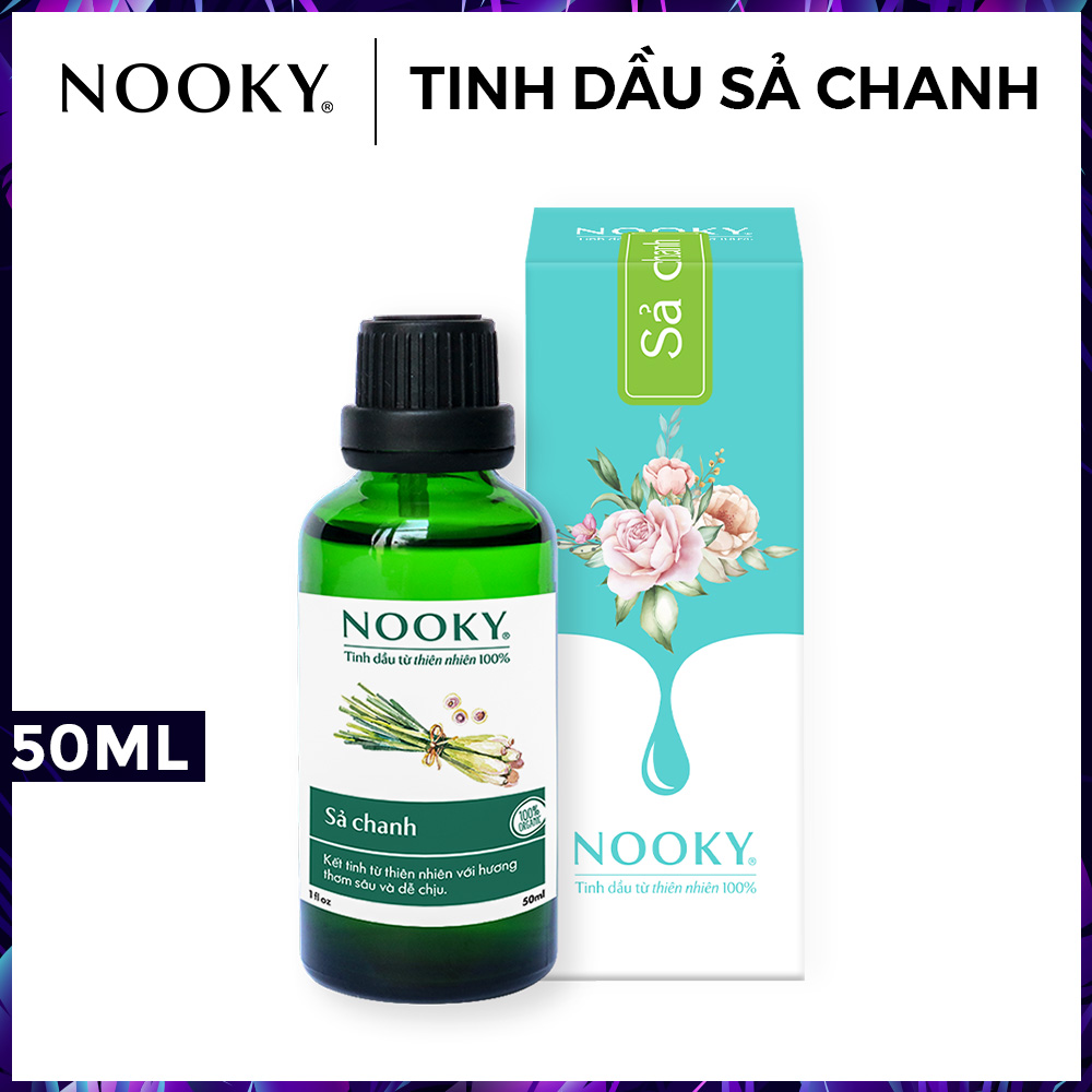 [50ml] Tinh dầu Sả Chanh NOOKY 100% Thiên Nhiên - TORO FARM