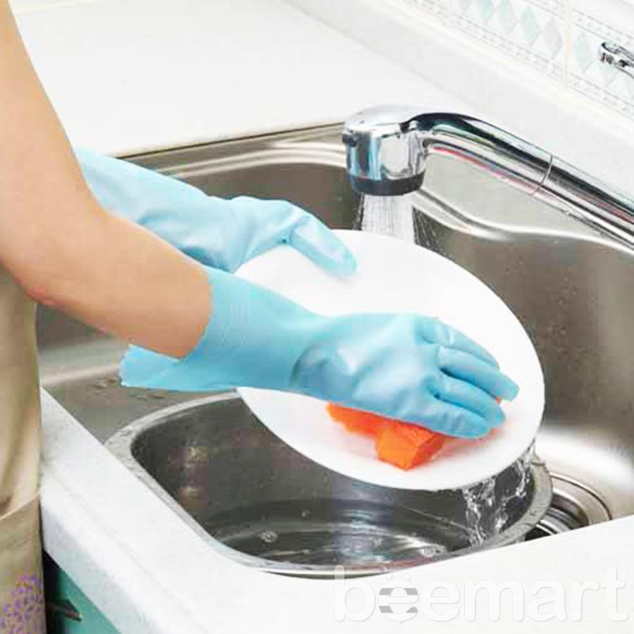Găng tay rửa bát đa năng SHOWA size L - Hàng Nội Địa Nhật