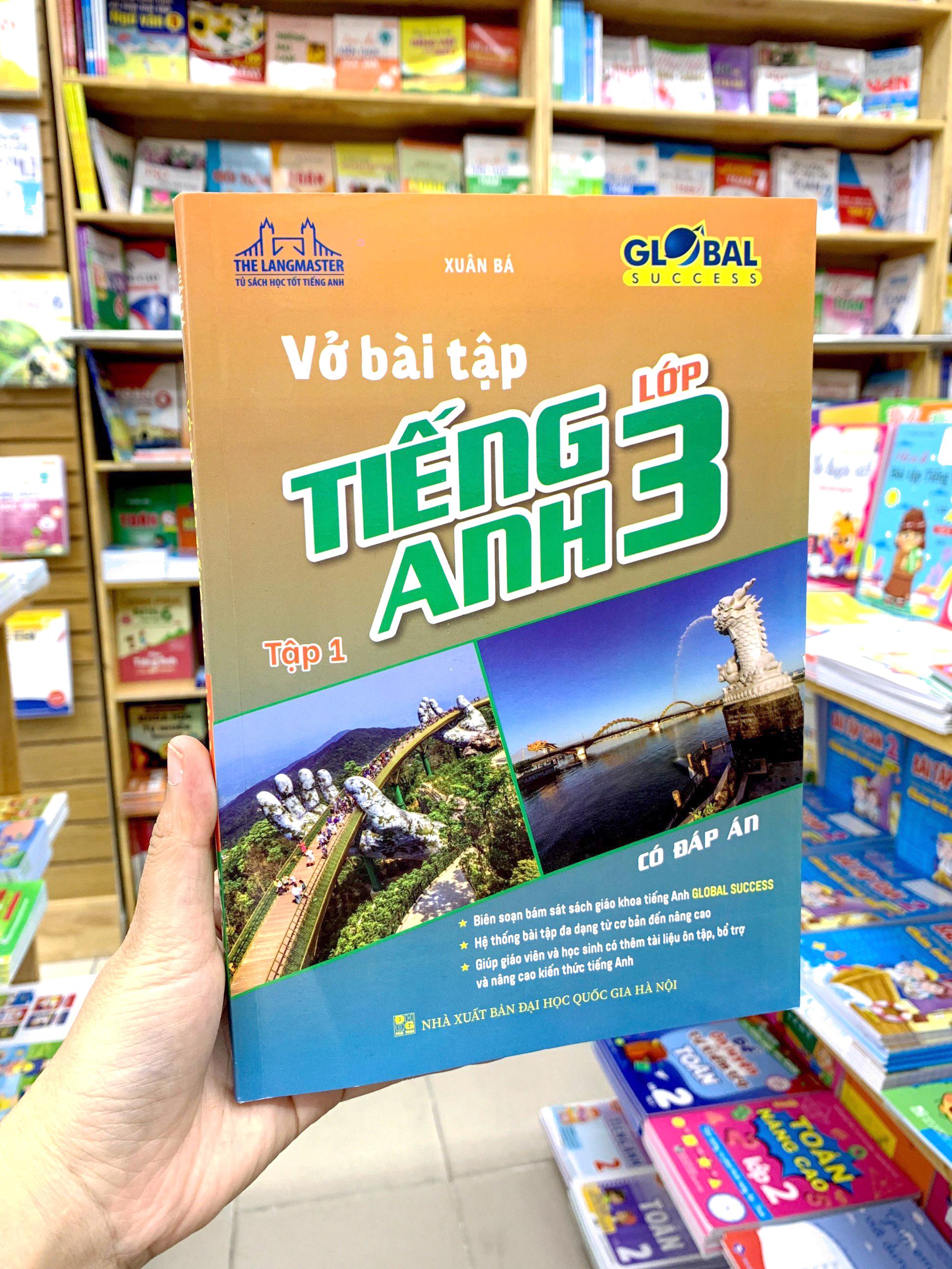 Global Success - Vở Bài Tập Tiếng Anh Lớp 3 - Tập 1 (Có Đáp Án)