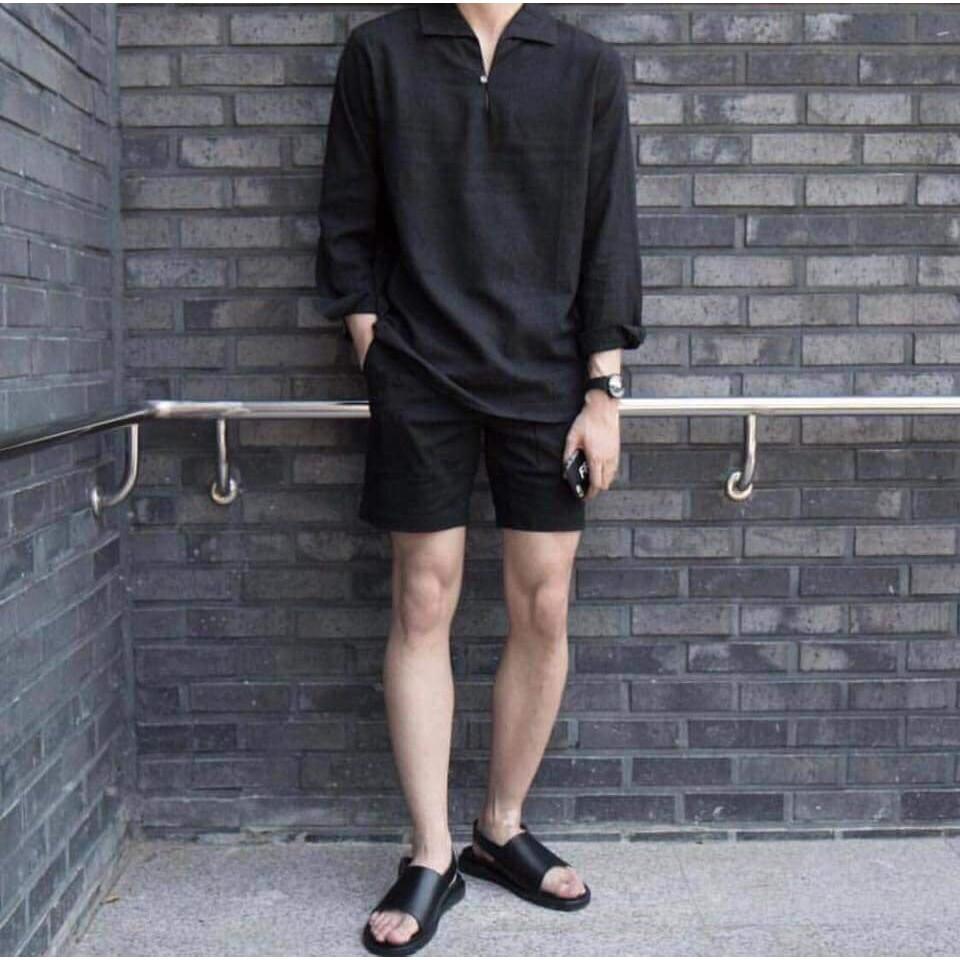 Quần short nam- quần kaki đơn giản
