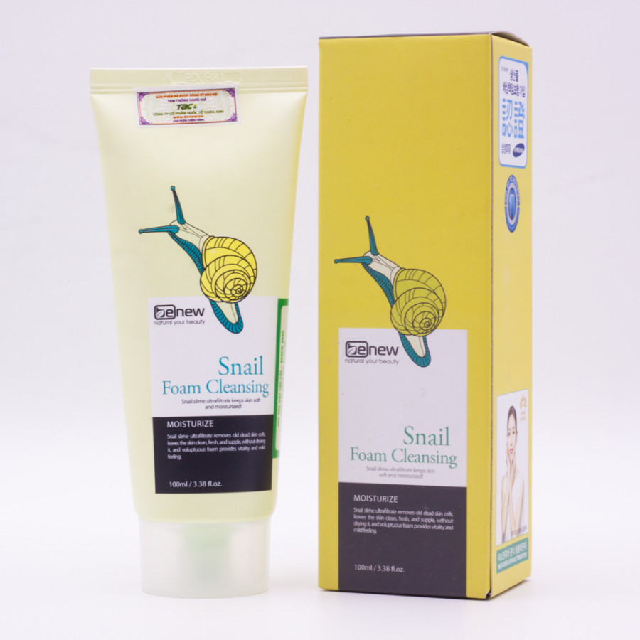 Sữa Rửa Mặt Ốc Sên Cao Cấp Benew Snail (100ml)