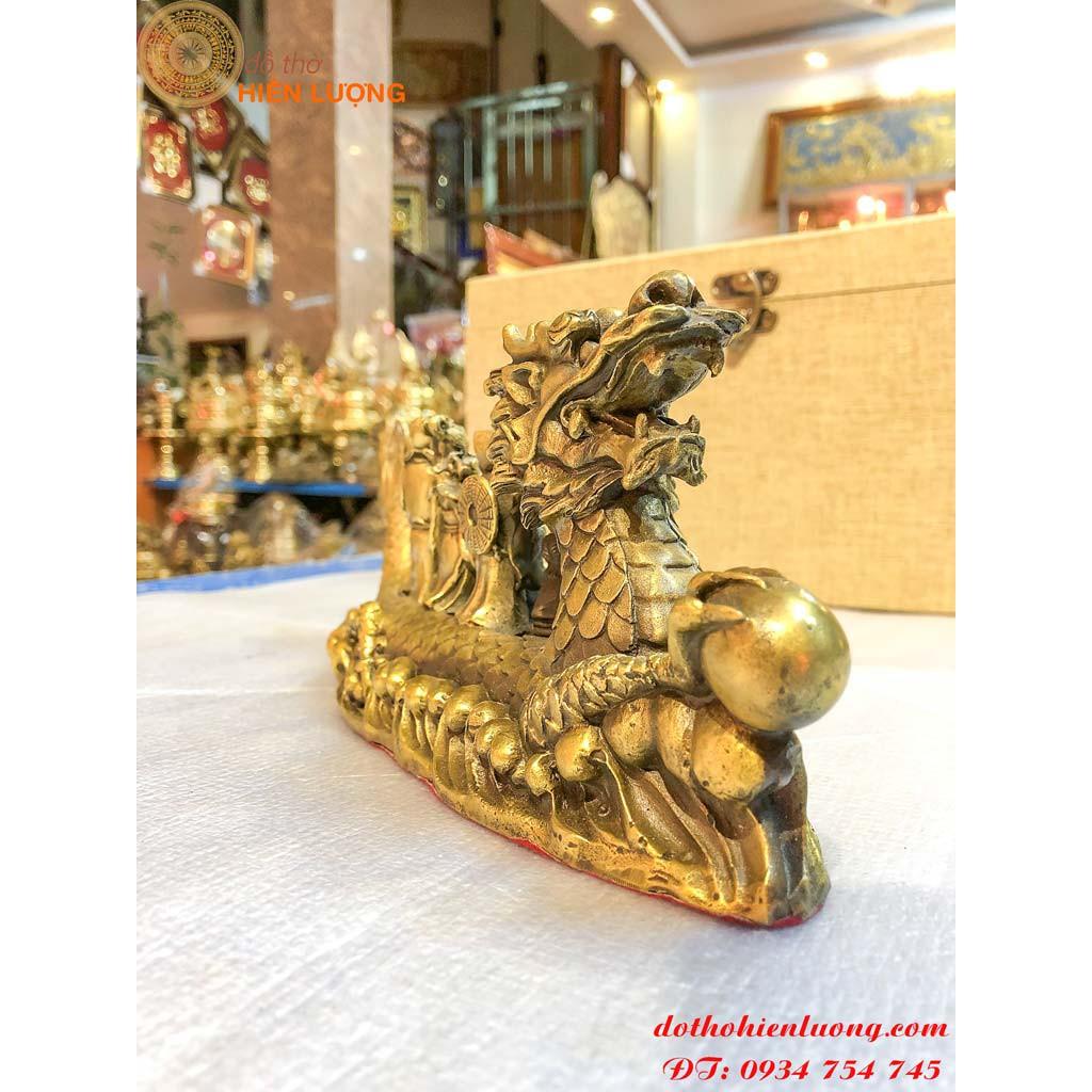 Thuyền Rồng Bát Tiên Bằng Đồng