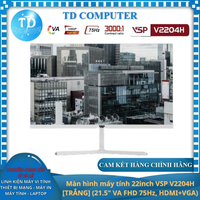 Màn hình máy tính 22inch VSP V2204H - Hàng chính hãng VSP phân phối