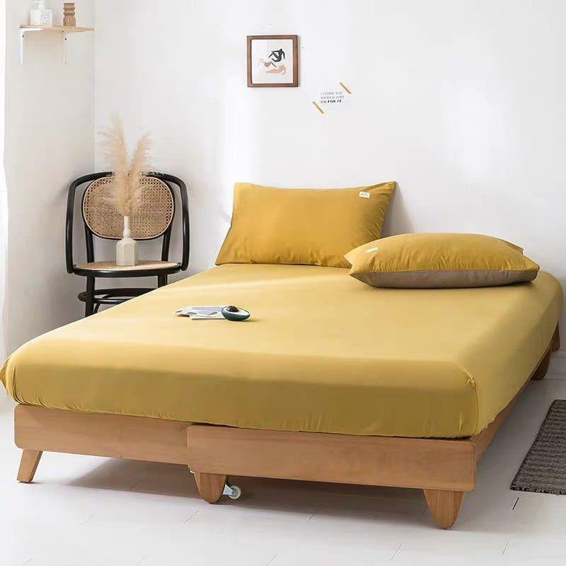 Ga Giường Cotton Tici Nhập Khẩu Phong Cách Hàn Quốc, Nhiều Màu, Đủ Size