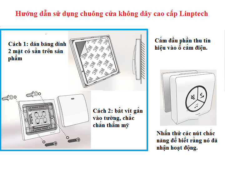 Chuông cửa thông minh công nghệ xanh ( Tặng 01 móc khóa đa năng 6in1 )