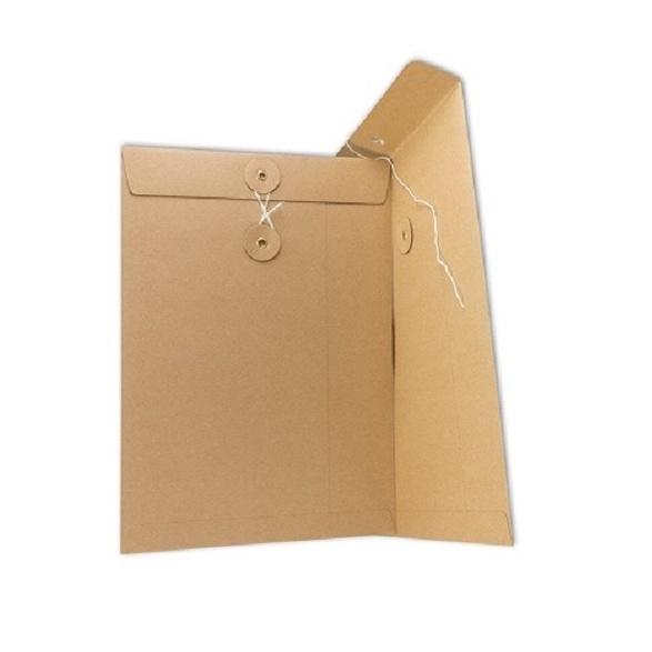 Bao Bìa Thư A4 Giấy Kraft Xi Măng - Bao Thư Xi Măng Quấn Dây, Cột Dây