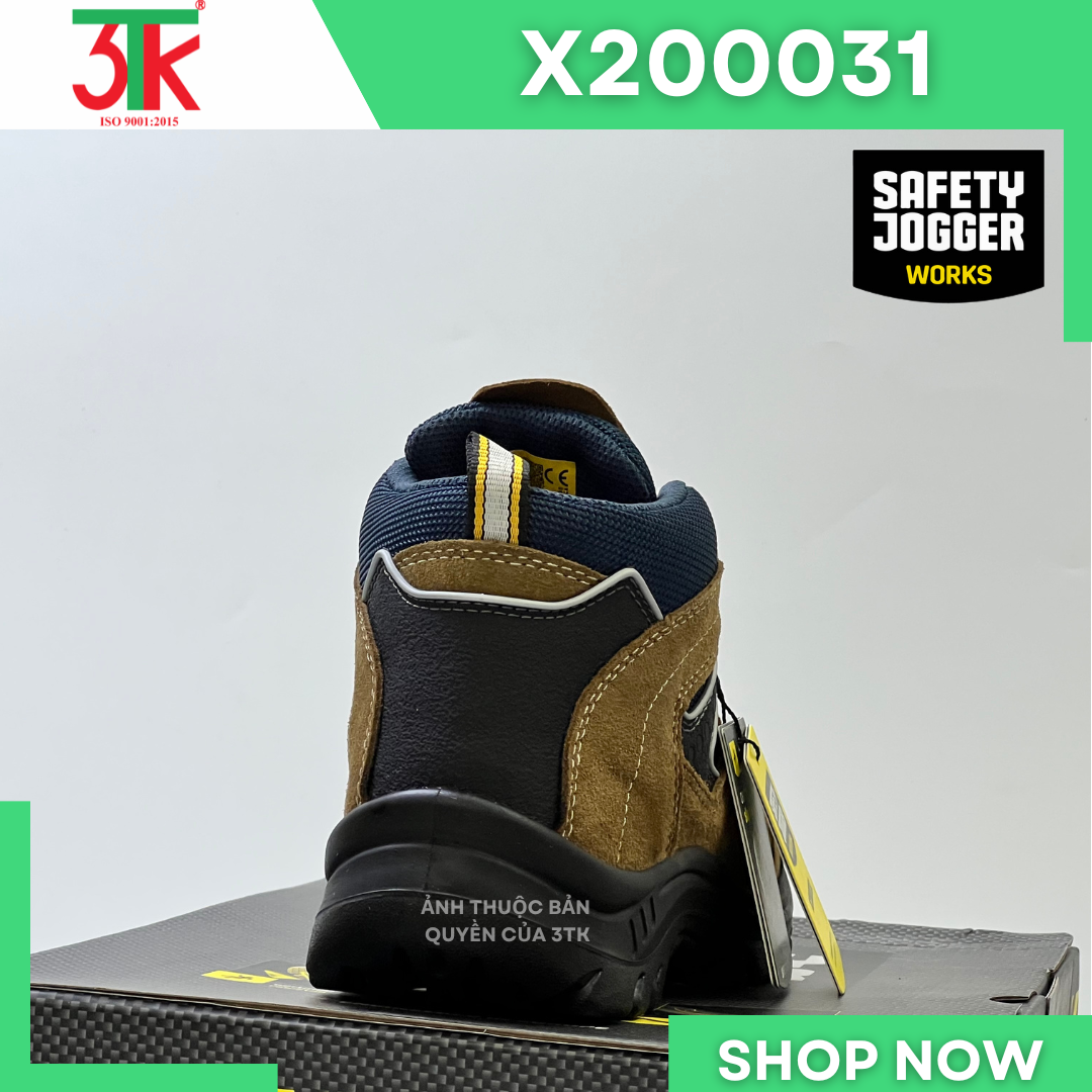 Giày Bảo Hộ Lao Động Safety Jogger X2000 Da Cao Cấp chống đinh Chống Trơn Trượt, Chống Va Đập, Chống Tĩnh Điện Sử Dụng trong Công Trình Xây Dựng