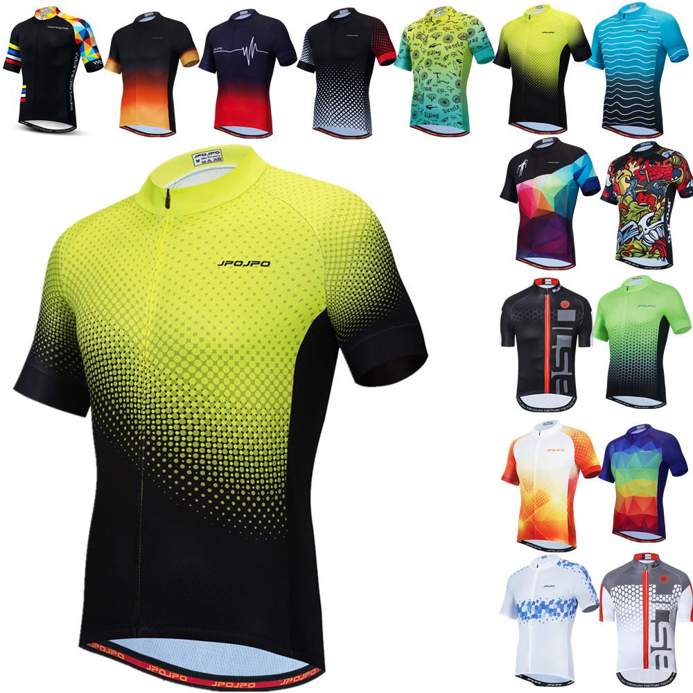 Đàn ông đi xe đạp Đàn ông Bike Top MTB Shirt Road Road Cưỡi quần áo ngắn tay áo đạp xe đạp xe đạp xe đạp màu vàng Color: 1130 Size: S