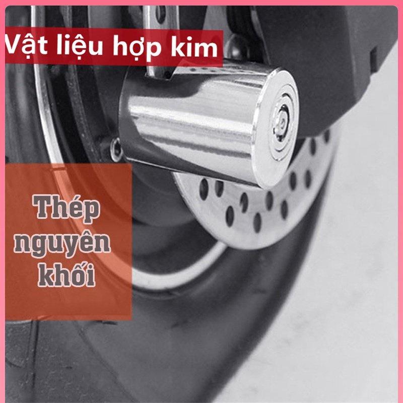 Khóa Đĩa Xe Máy Xe Đạp Chống Trộm, Ổ Khoá Gắn Đĩa Xe Thép cao cấp siêu cứng chống gỉ sét bền