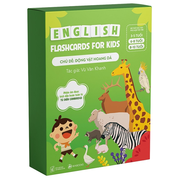 English Flashcards For Kids - Động Vật Hoang Dã