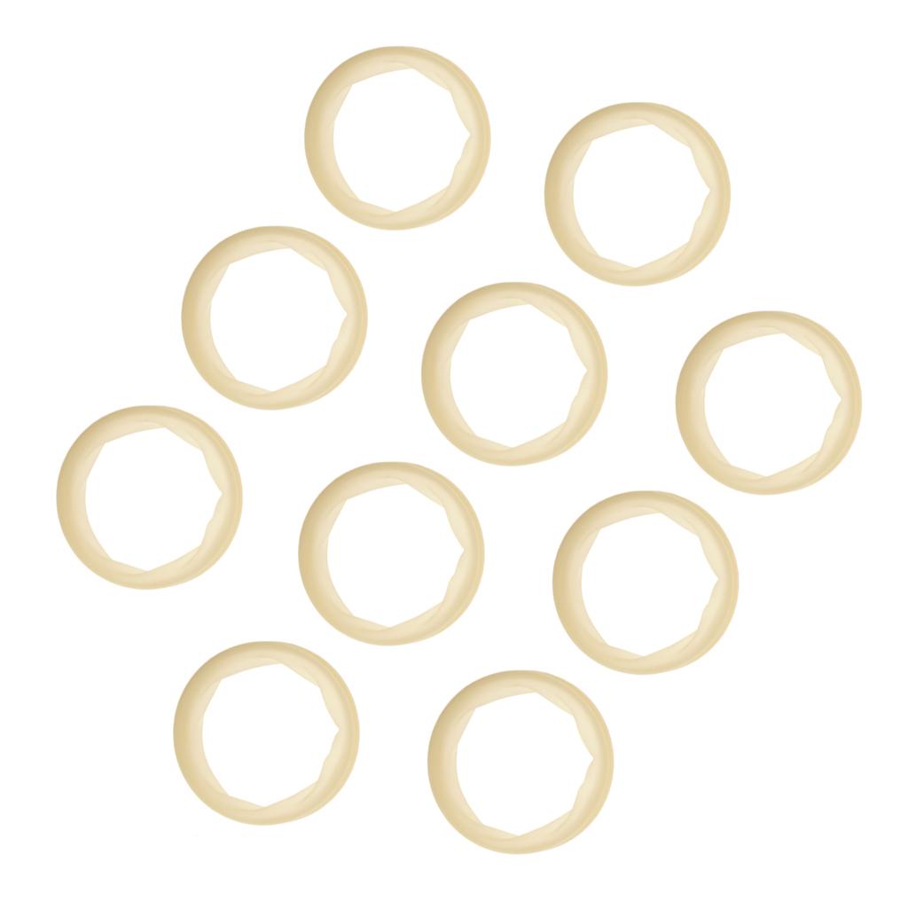 Bulk Lot of 10pcs Soft O Shape Oral Disposable Mouth Gag Kit Sterile Rubber Dam Cheek Lip Retractor Expanders Opener Set White