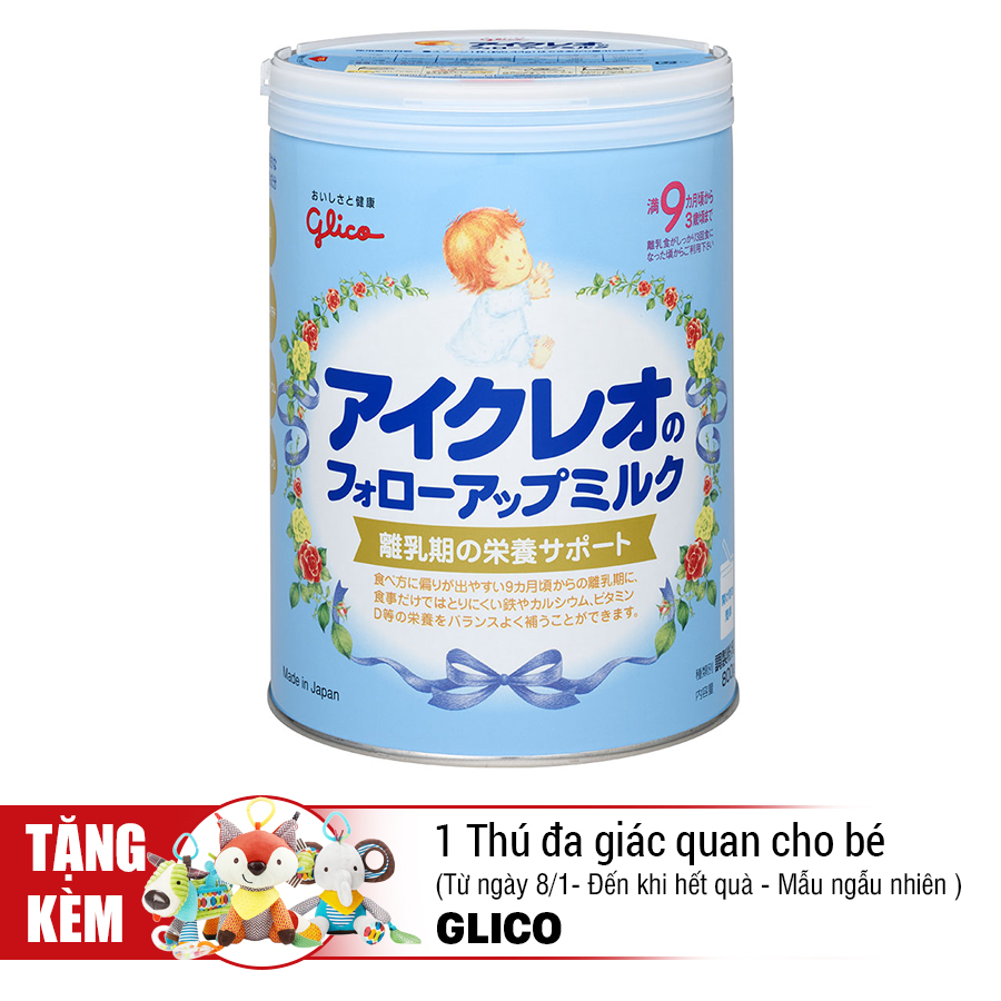 Sữa Công Thức Glico Icreo Follow Up Milk Số 9 (820g)