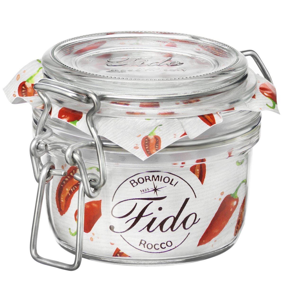 Combo 4 Hũ Thủy Tinh Nắp Khóa Cài Dung Tích 130 ml Bormioli - Made in Italy