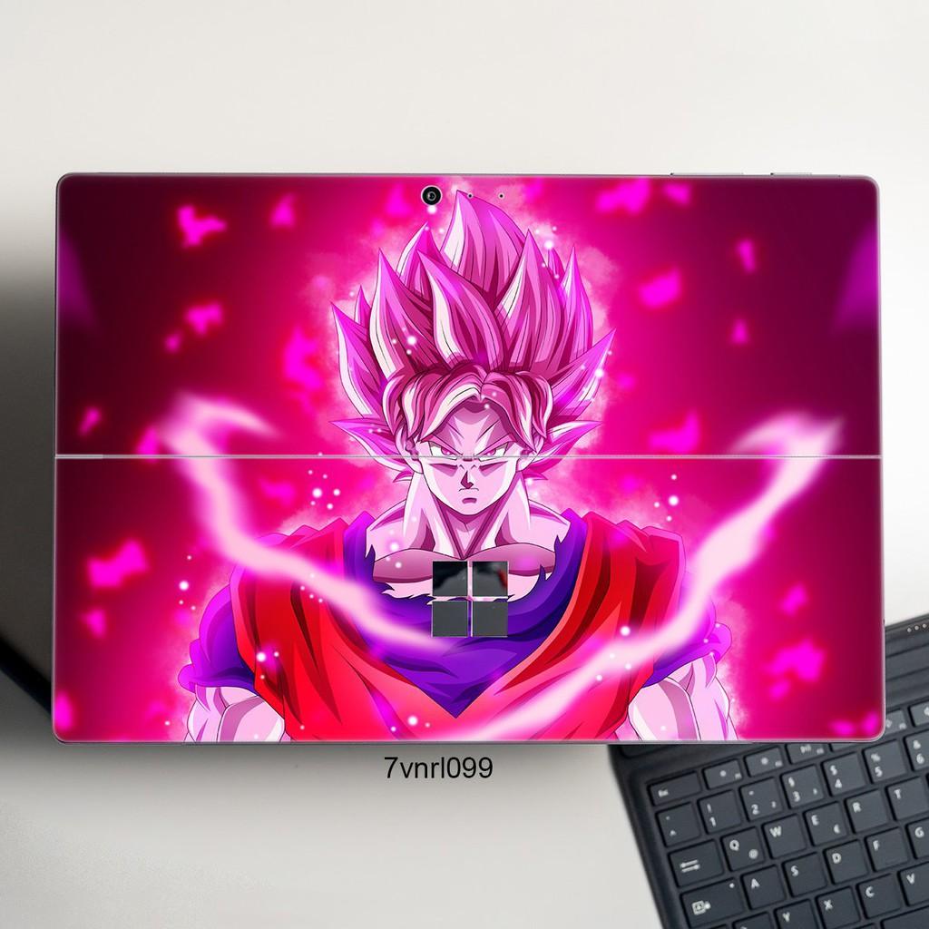 Skin dán hình Dragon Ball x02 cho Surface 3 2015; Go, Go 2, Go 3; Pro 2 3 4 5 6 7 8 X