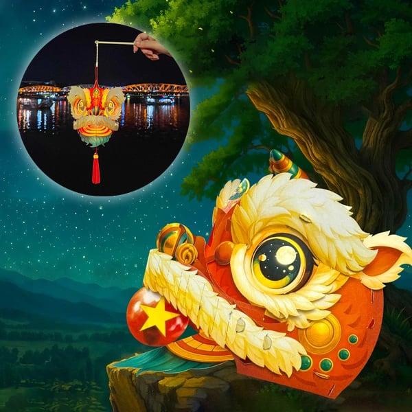 Lồng Đèn Trung Thu - Lân Ngọc Trông Trăng - Xếp Gọn Ký Ức Tuổi Thơ - TAYTA