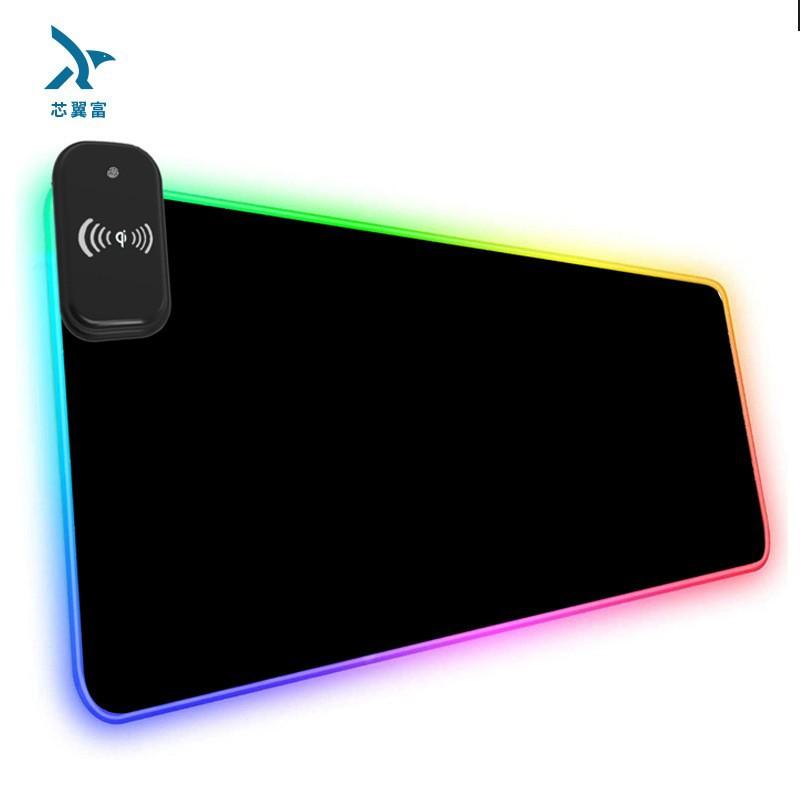 Tấm lót chuột phát sáng Amazon rgb tốt nhất dễ thương số 0 hai cô gái lớn chống trượt trò chơi bóng ma có đèn led trò chơi pad thi đấu điện