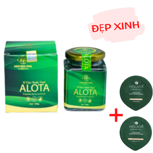 Ủ TẢO ALOTA HUYỀN PHI COSMETICS DƯỠNG TRẮNG DA, NGỪA MỤN Tặng Kèm Gội Mini Weilaiya Ngẫu Nhiên