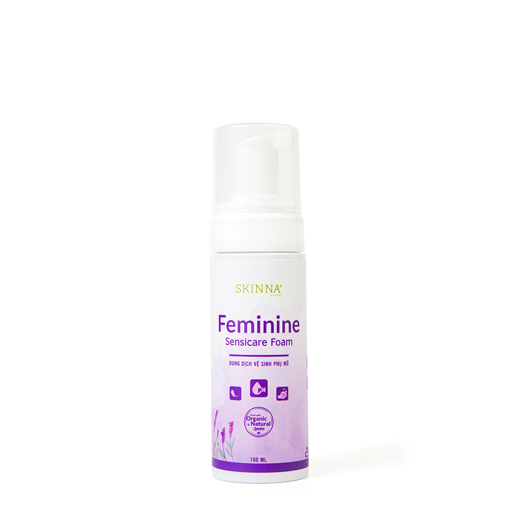 Dung dịch vệ sinh phụ nữ SKINNA - Feminine Sensicare Foam 160 ml