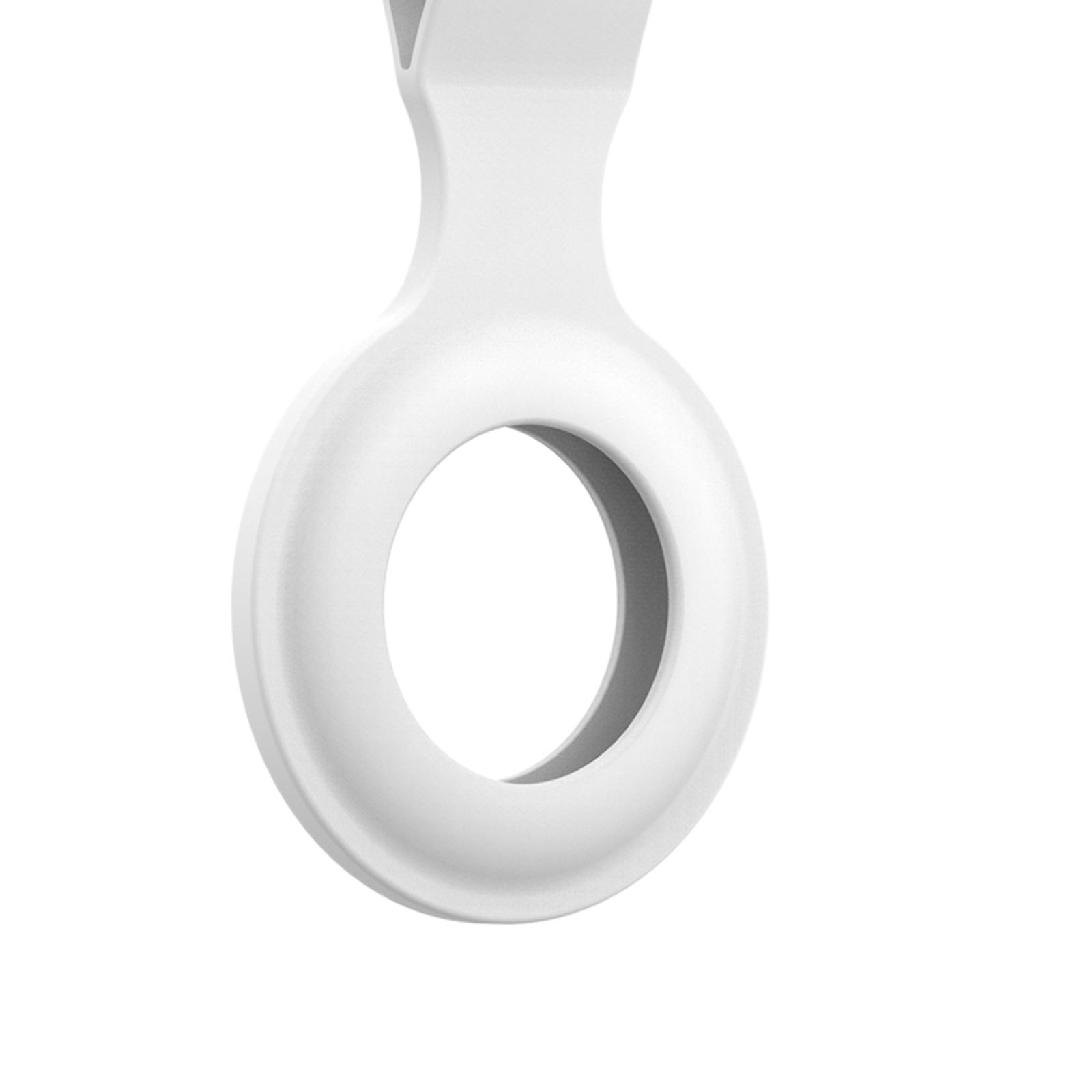 Soft Silicone Protective Sleeve Cover for Airtags Tracker, with Keychain Ring Anti-Scratch Lightweight Sweat-proof, Scratch-resistant