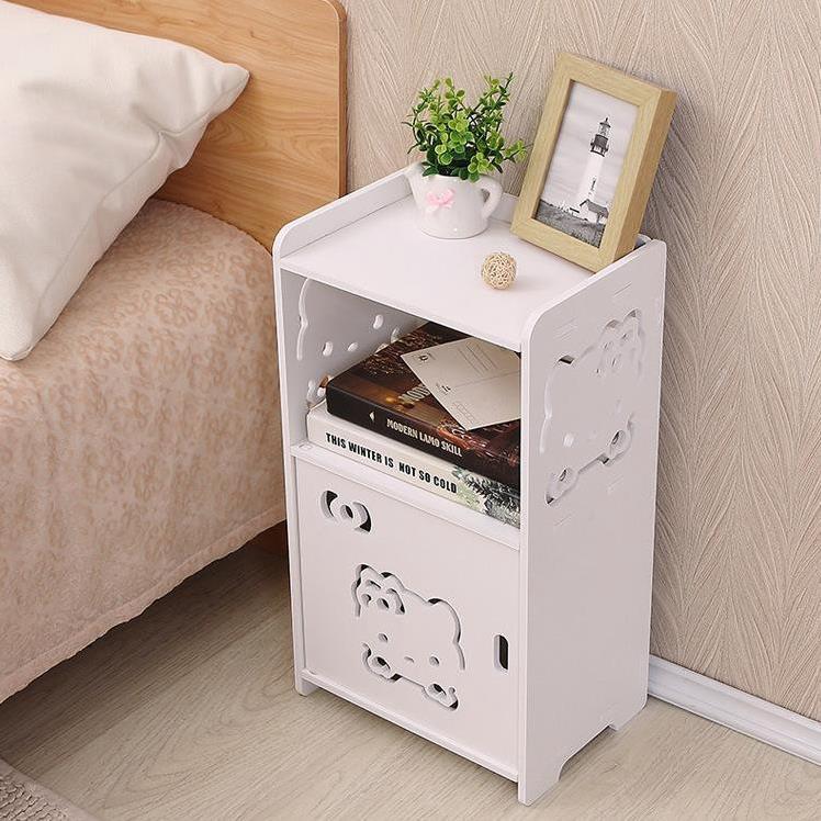 Kệ gỗ đầu giườngKệ Gỗ Kitty Đa Năng 25x17.5x47.5cm chịu nước tuyệt đối, chống xước, chống mối mọt 8784