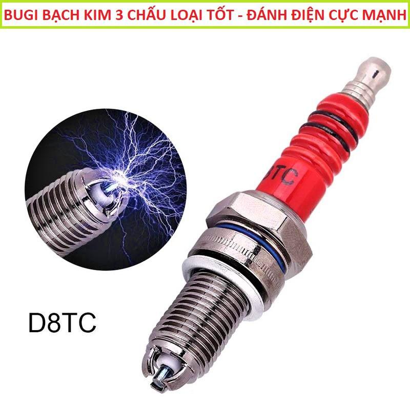 BUGI XE MÁY 3 CHẤU BẠCH KIM ĐÁNH LỬA CỰC MẠNH