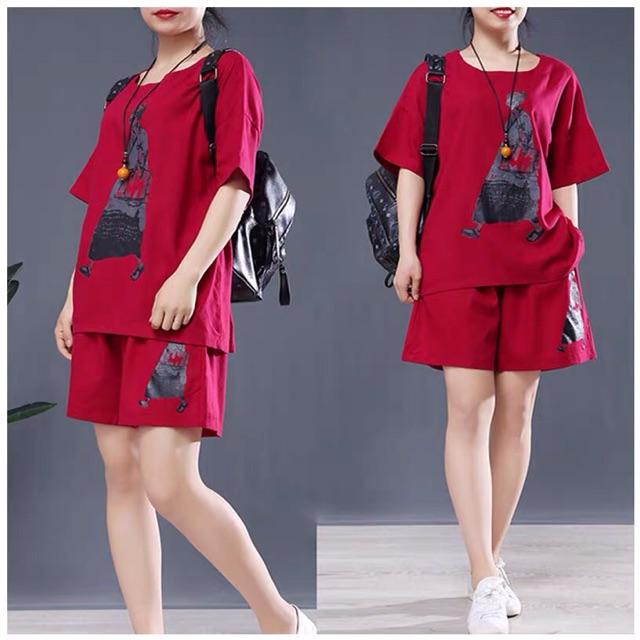 Set đồ mặc nhà, đi biển, đi chơi 100% Cotton