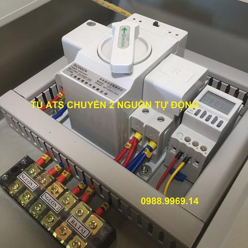 TỦ ATS 63A CHUYỂN 2 CÔNG TƠ TỰ ĐỘNG 15 NGÀY 1 CÔNG TƠ