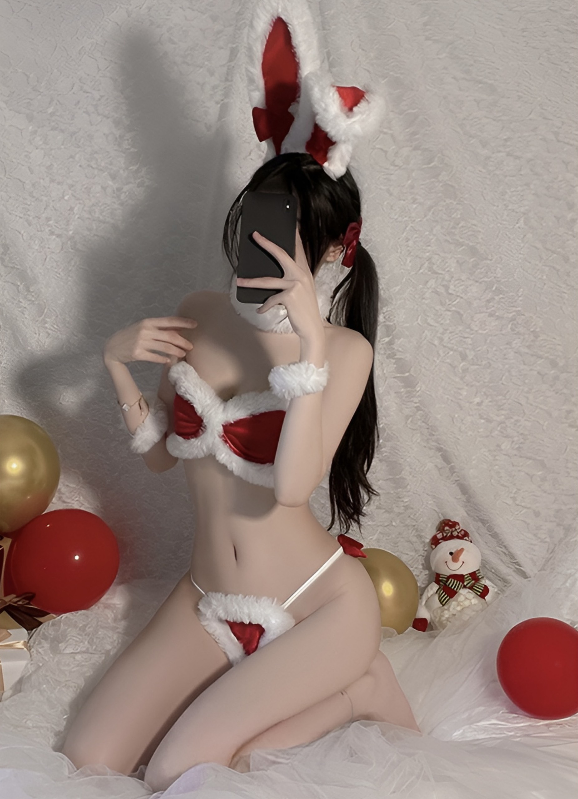 Bộ Cosplay Bé Thỏ Đêm Noel - B.Lingerie