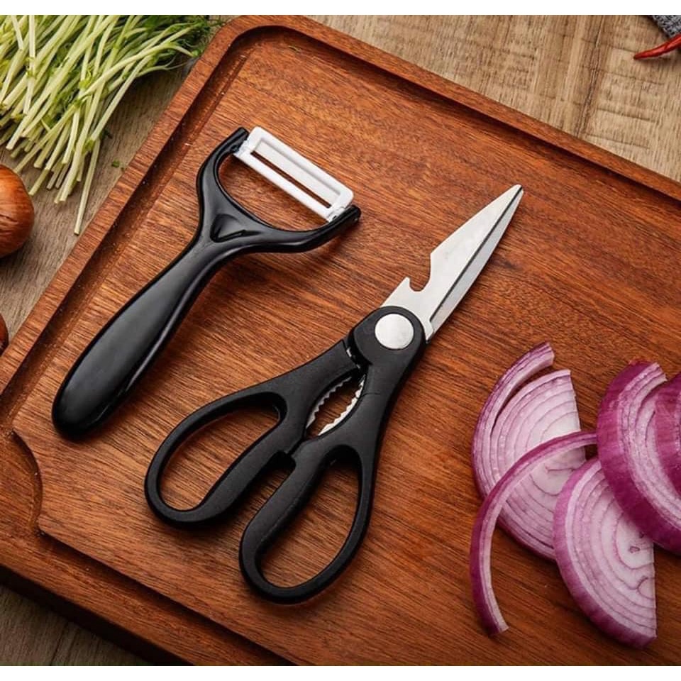 Bộ Dao 6 Món dao nhật Cao Cấp, Bộ Dao Nhà Bếp Chống Dính, Chống Gỉ Sét Tiện Lợi
