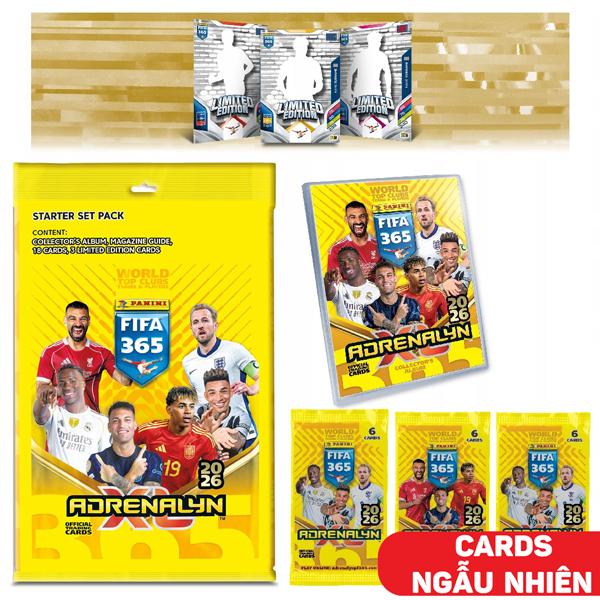 Bộ Thẻ Hình Khởi Đầu Fifa 365 2026 Adrenalyn - Panini